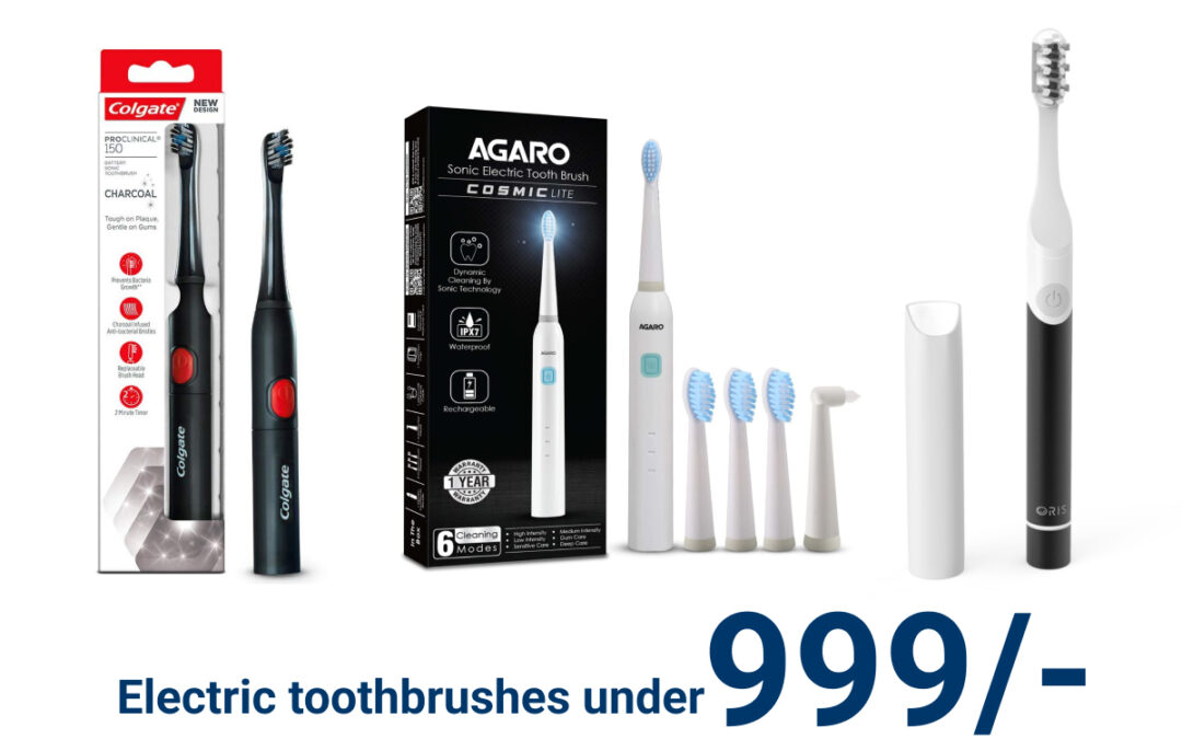 Top 3 Sonic Electric toothbrushes under 999/-