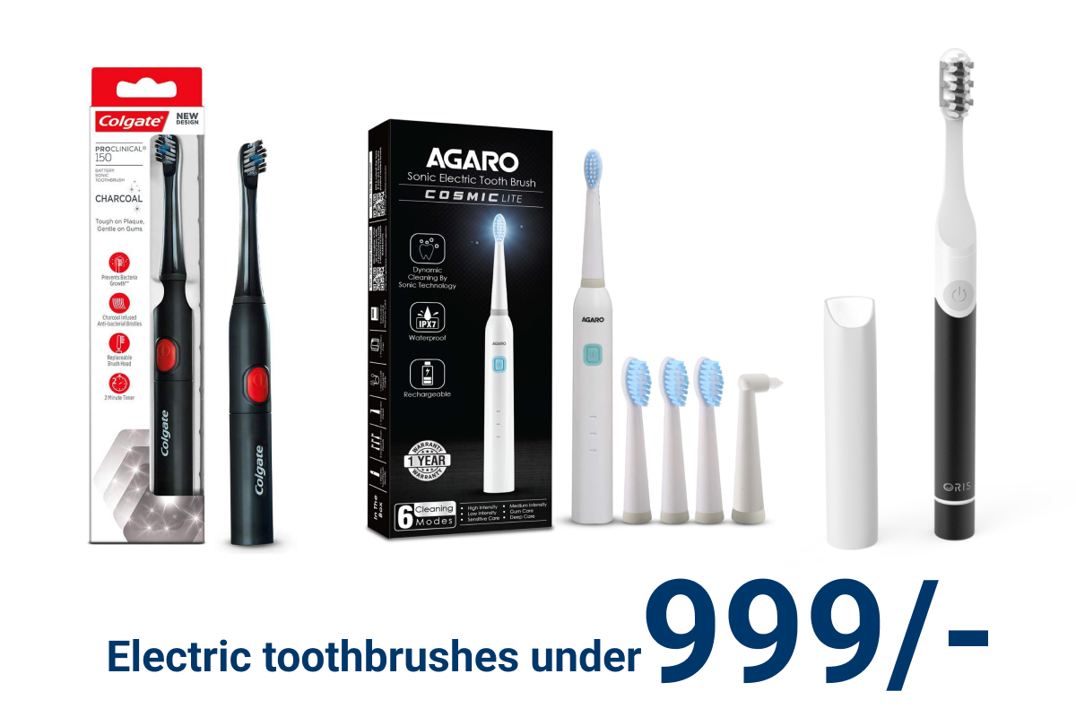 Top 3 Sonic Electric toothbrushes under 999