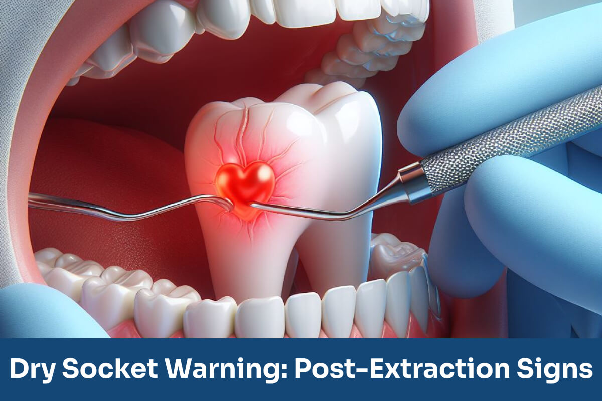 Dry Socket Warning Post-Extraction Signs