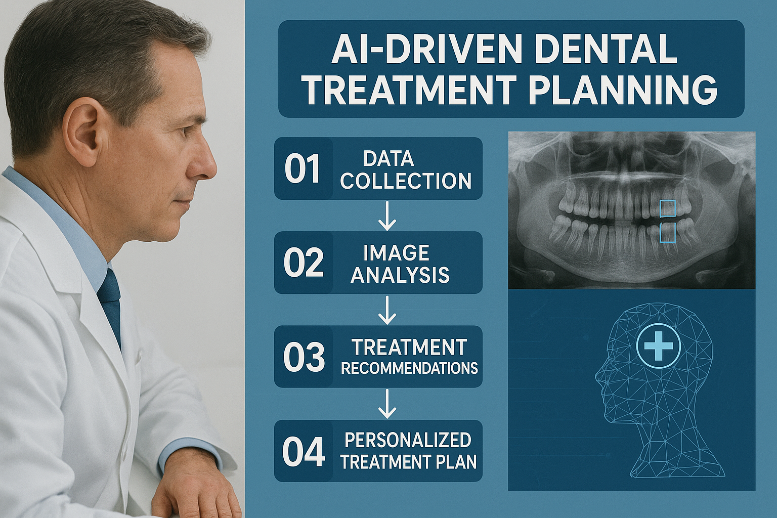 Treatment planning process for dental procedure using AI