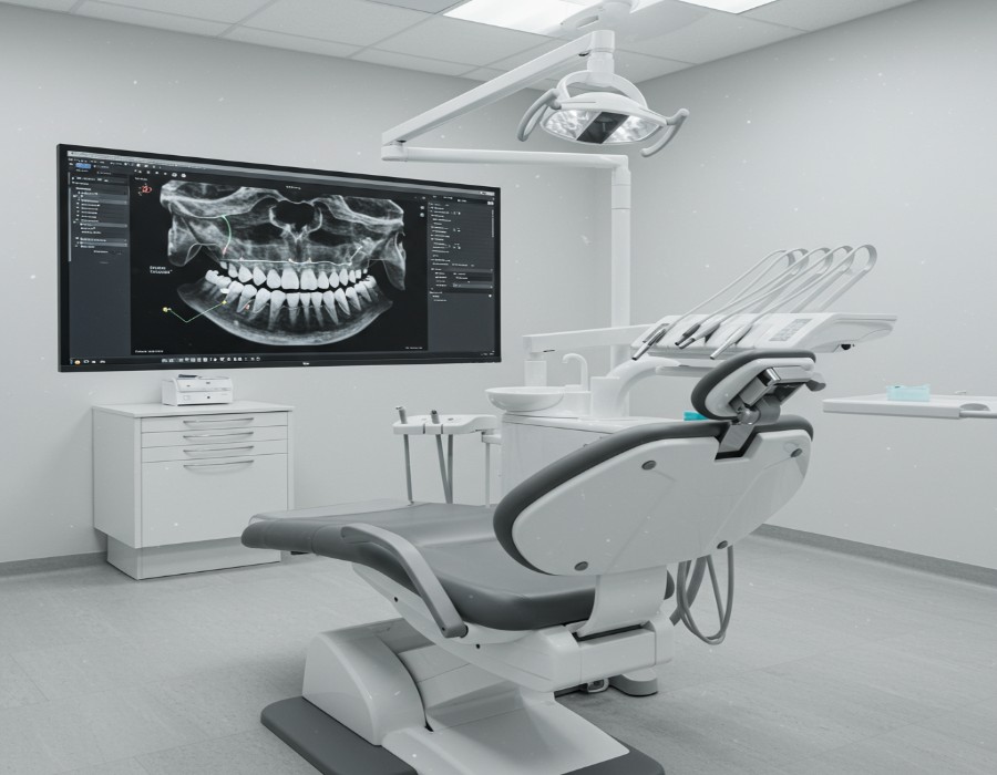 image showing AI technology transforming dental clinic