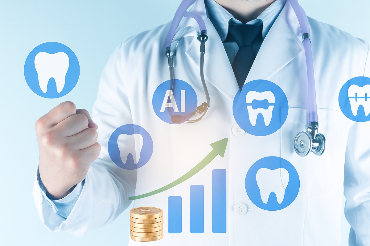 image show ROI in dentistry after use of AI